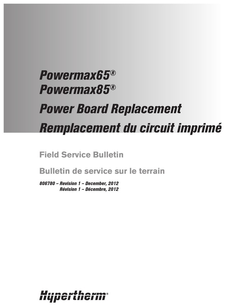 Hypertherm powermax65 Reference manual