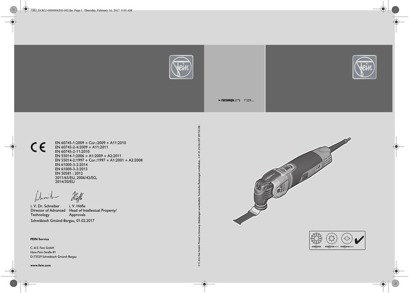 Fein FSC500QSL User manual