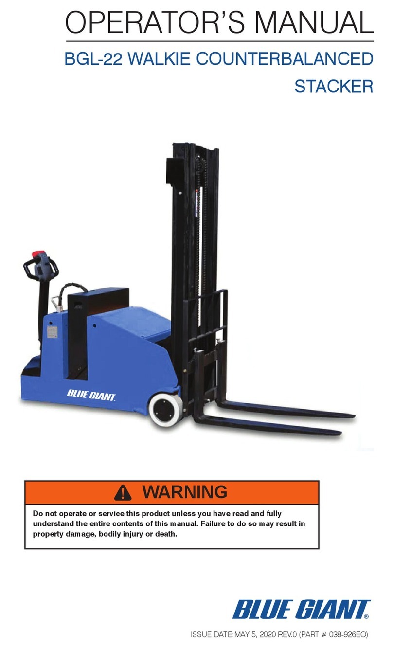 Blue Giant BGL-22 Operator's manual