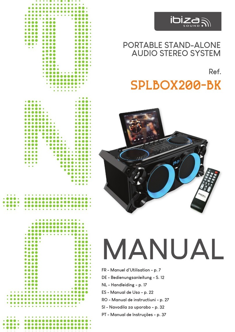 Ibiza sound SPLBOX200-BK manual
