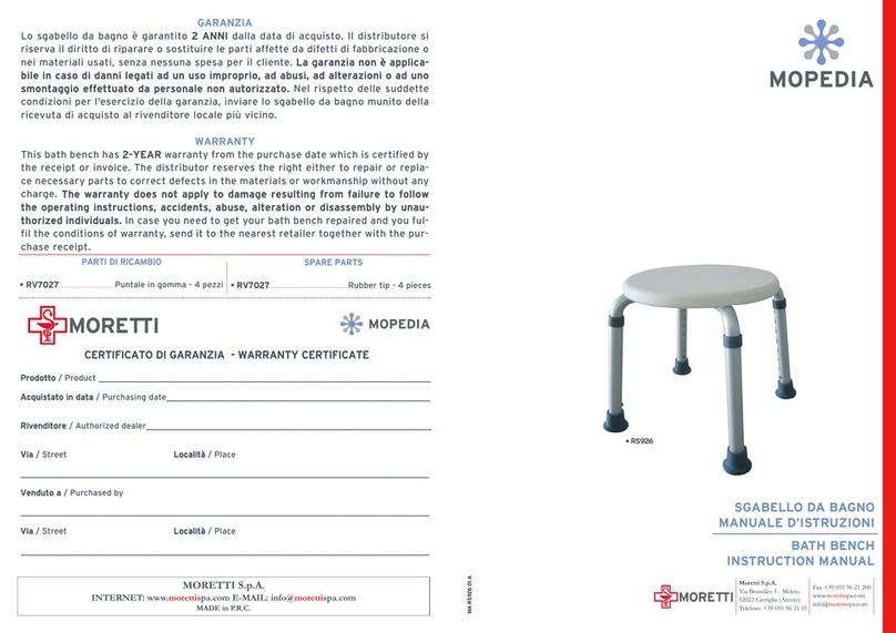 Moretti Mopedia RS926 instruction manual