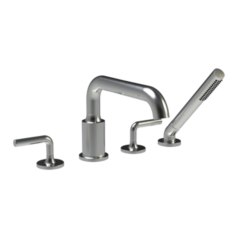 Crosswater Taos Deck-mount Tub Faucet with Handshower Trim... User manual Crosswater Taos Deck-mount Tub Faucet with Handshower Trim... User manual