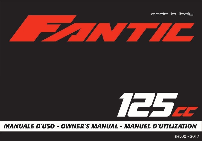 Fantic Motor 125 Series owner's manual