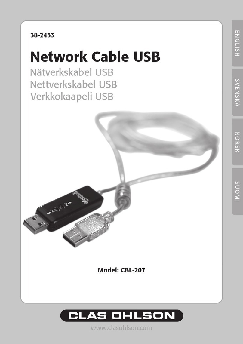 Clas Ohlson CBL-207 User manual