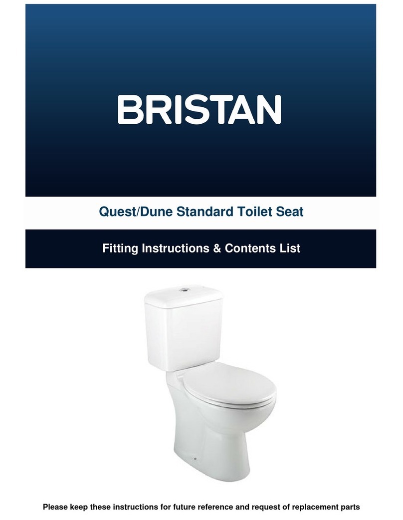 Bristan Quest Fitting Instructions & Contents List