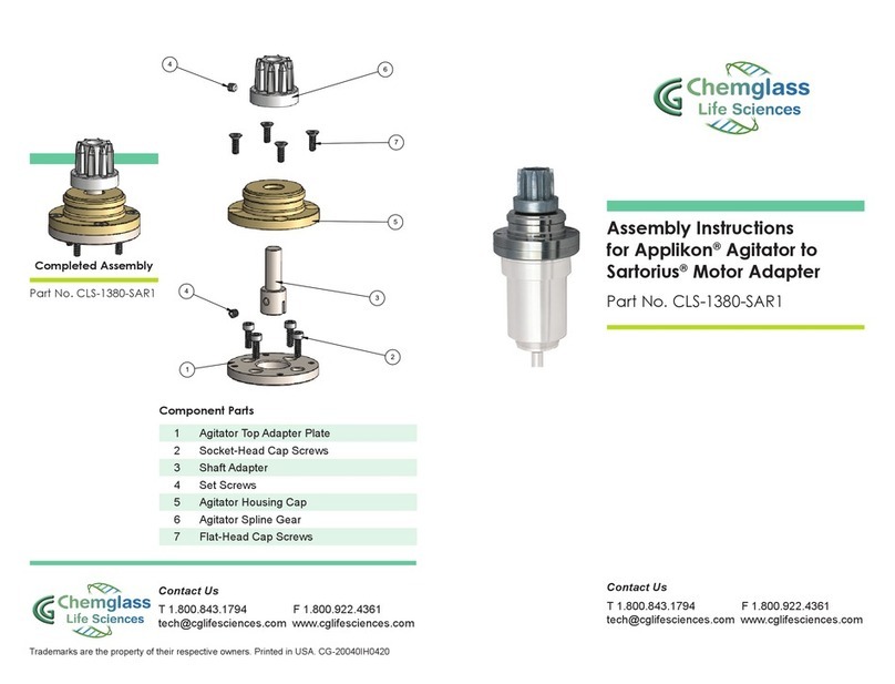 Chemglass CLS-1380-SAR1 Assembly instructions
