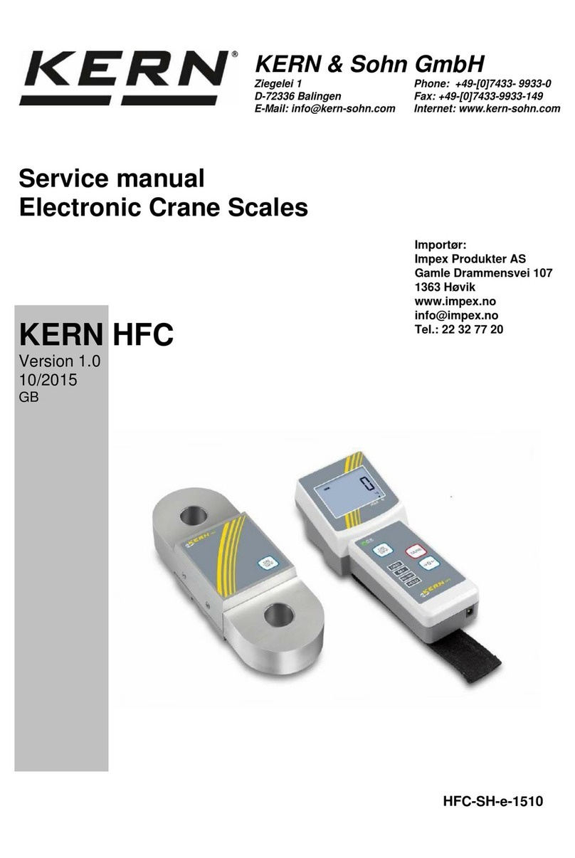 KERN HFC Service manual