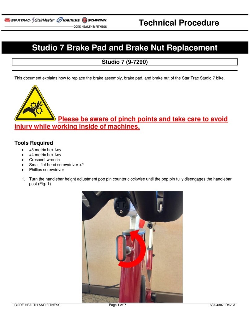 Star track fitness Studio 7 Technical Procedure