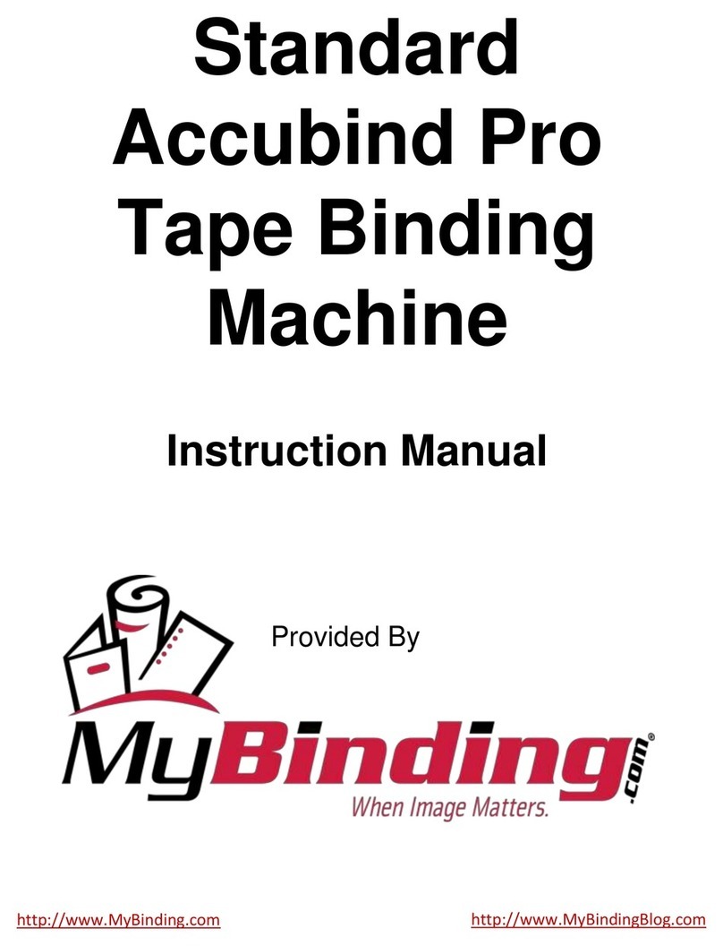 Standard AccuBind Pro Operator's guide