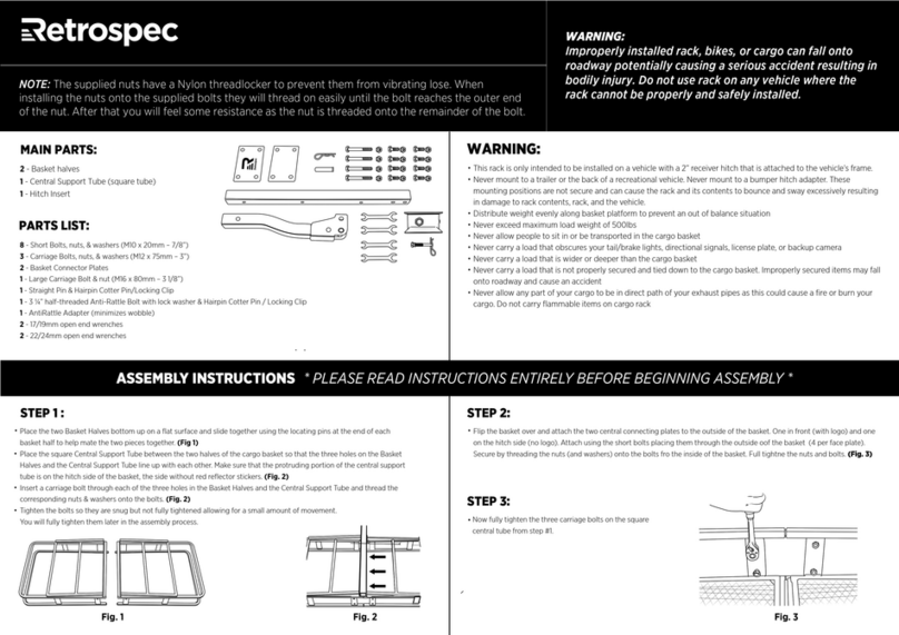 Retrospec Cascade Assembly instructions