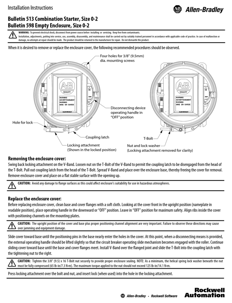 Rockwell Automation Allen-Bradley 513 User manual Rockwell Automation Allen-Bradley 513 User manual