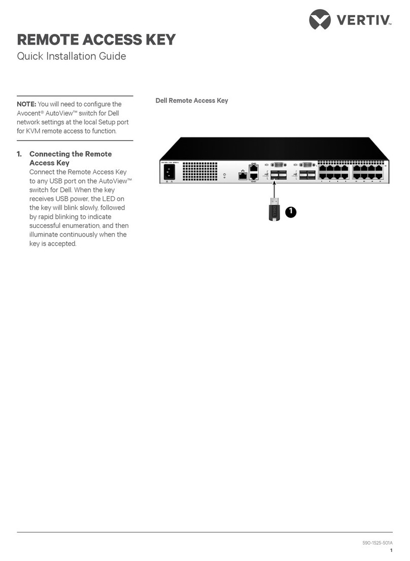 Vertiv Remote Access Key User manual