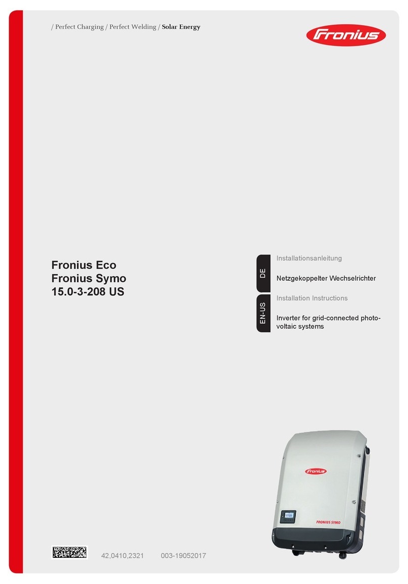 FRONIUS Eco 15.0-3-208 US installation instructions FRONIUS Eco 15.0-3-208 US installation instructions