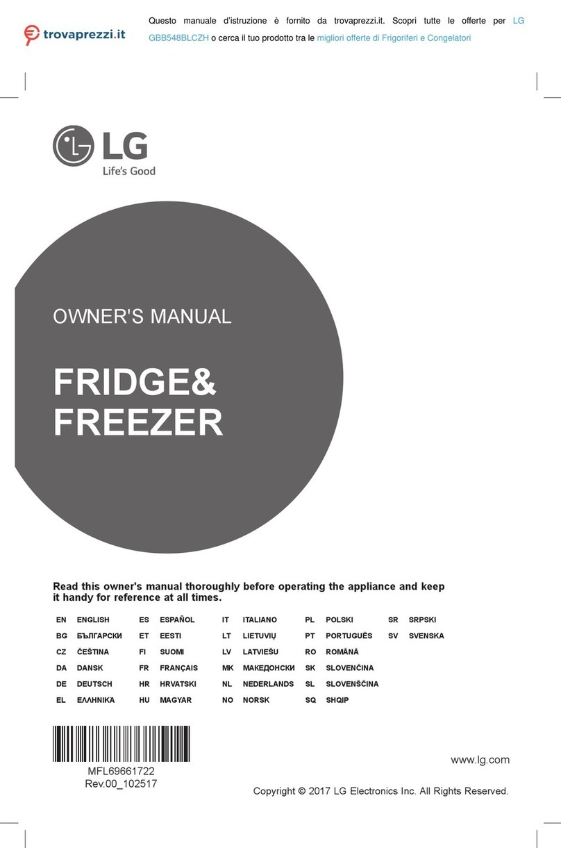 LG GBB548BLCZH User manual
