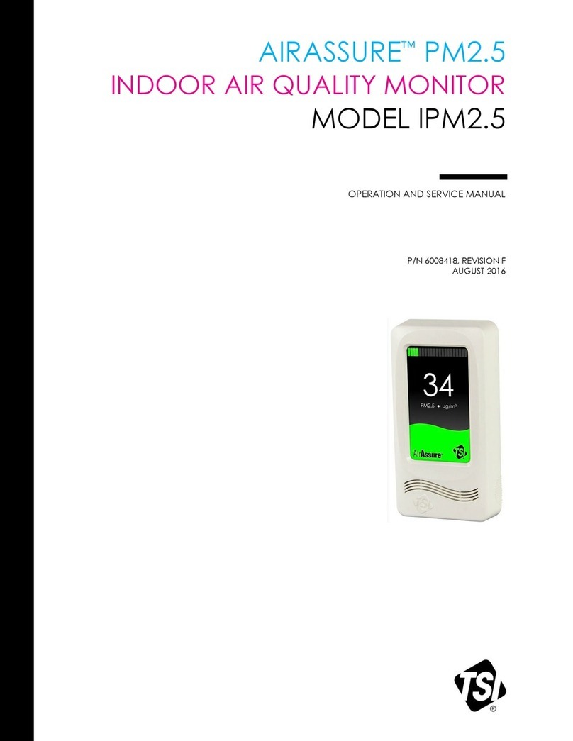 TSI Instruments AIRASSURE PM2.5 Operation manual