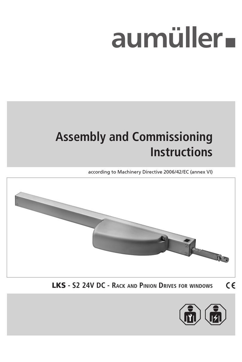 Aumuller LKS S2 24V DC Assembly and commissioning instructions
