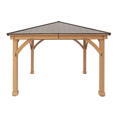 Yardistry 12' x 12' MERIDIAN GAZEBO YM11769 User manual