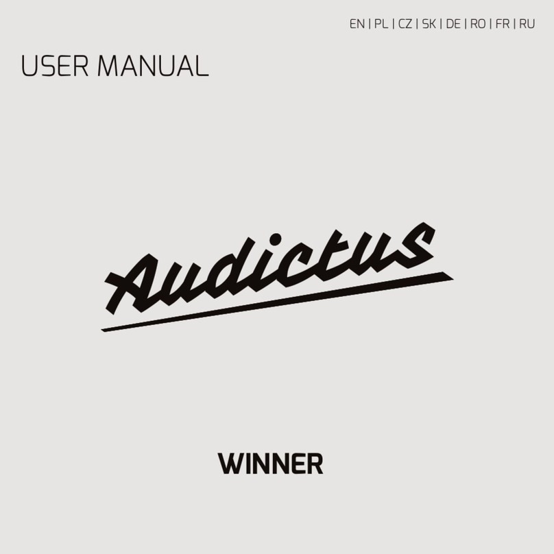 AUDICTUS WINNER user manual