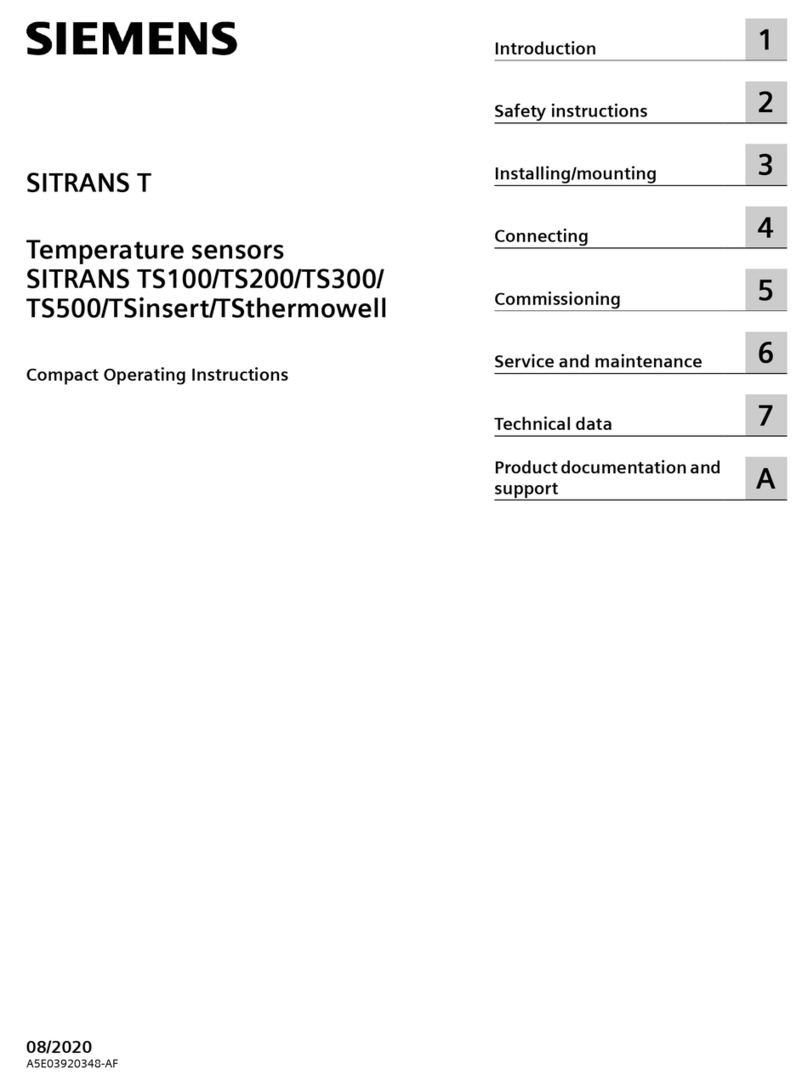 Siemens SITRANS T Series Compact operating instructions