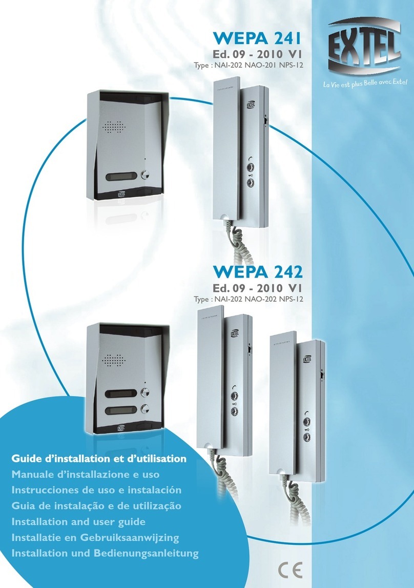 Extel WEPA 241 User manual