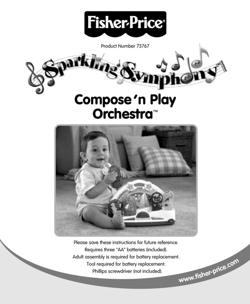 Fisher-Price Sparkling Symphony Compose'n Play Orchestra instructions