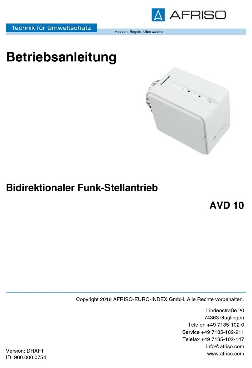 AFRISO AVD 10 User manual