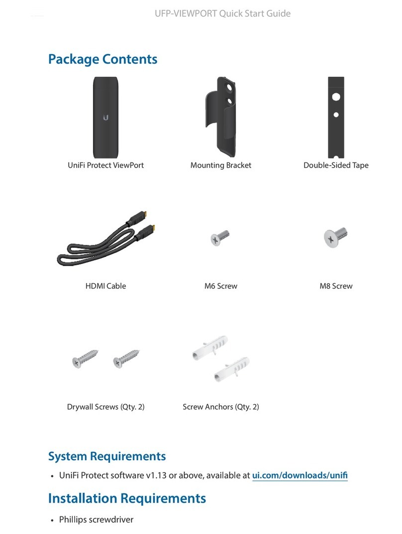 Ubiquiti UniFi Protect ViewPort UFP-VIEWPORT User manual