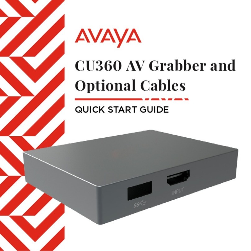 Avaya CU-360 User manual