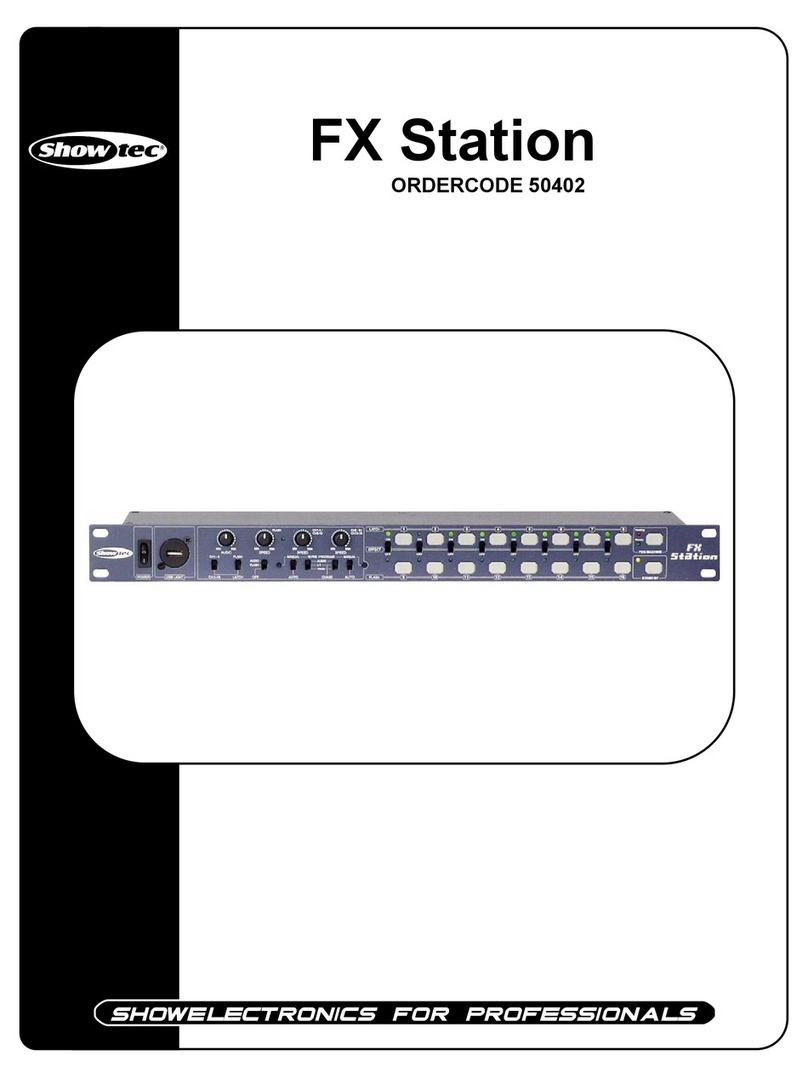 Show Tec FX Station User manual