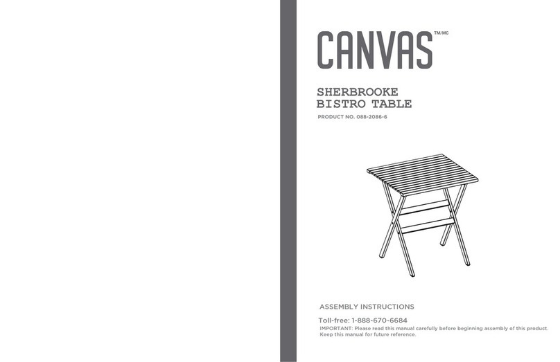 Canvas SHERBROOKE 088-2086-6 User manual Canvas SHERBROOKE 088-2086-6 User manual