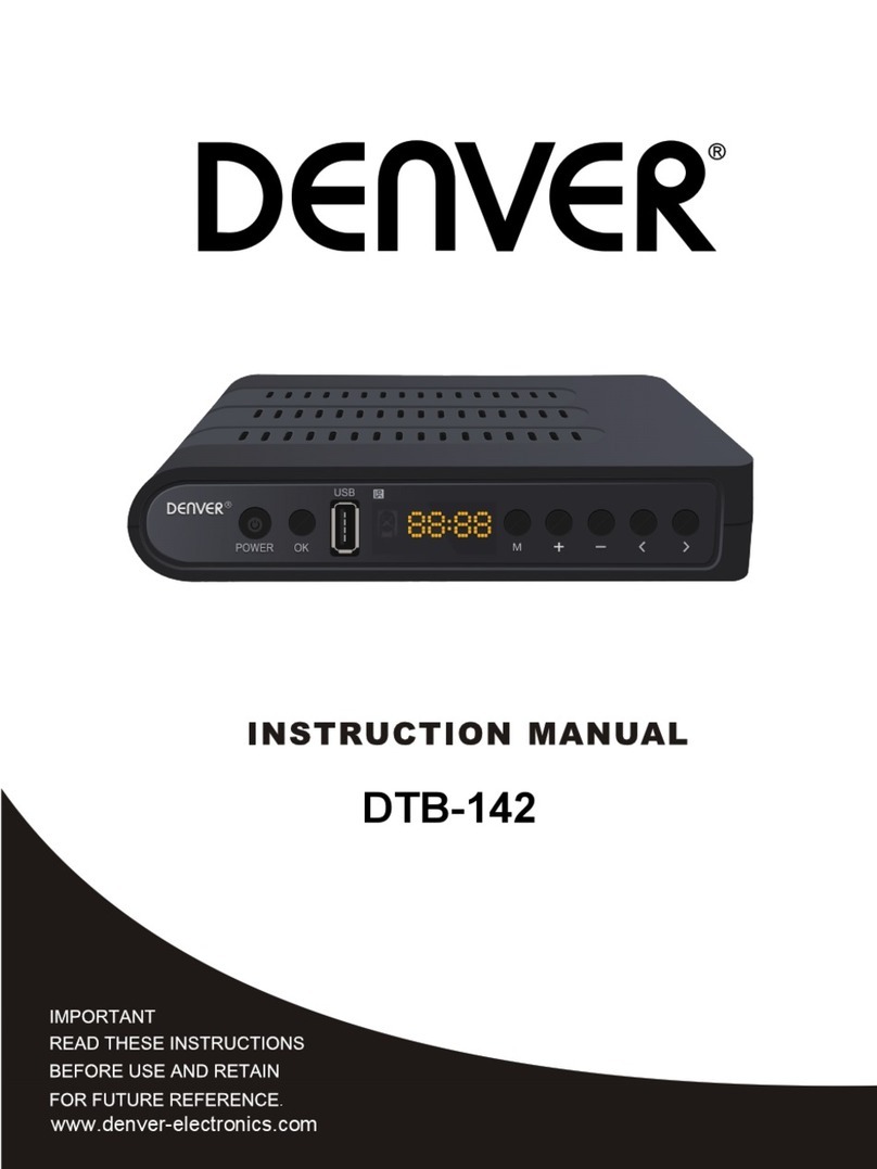 Denver DTB-142 instruction manual