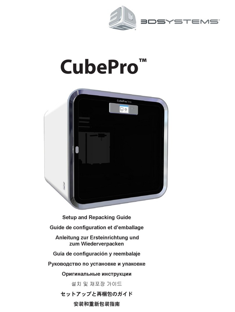 3D Systems CubePro Manual