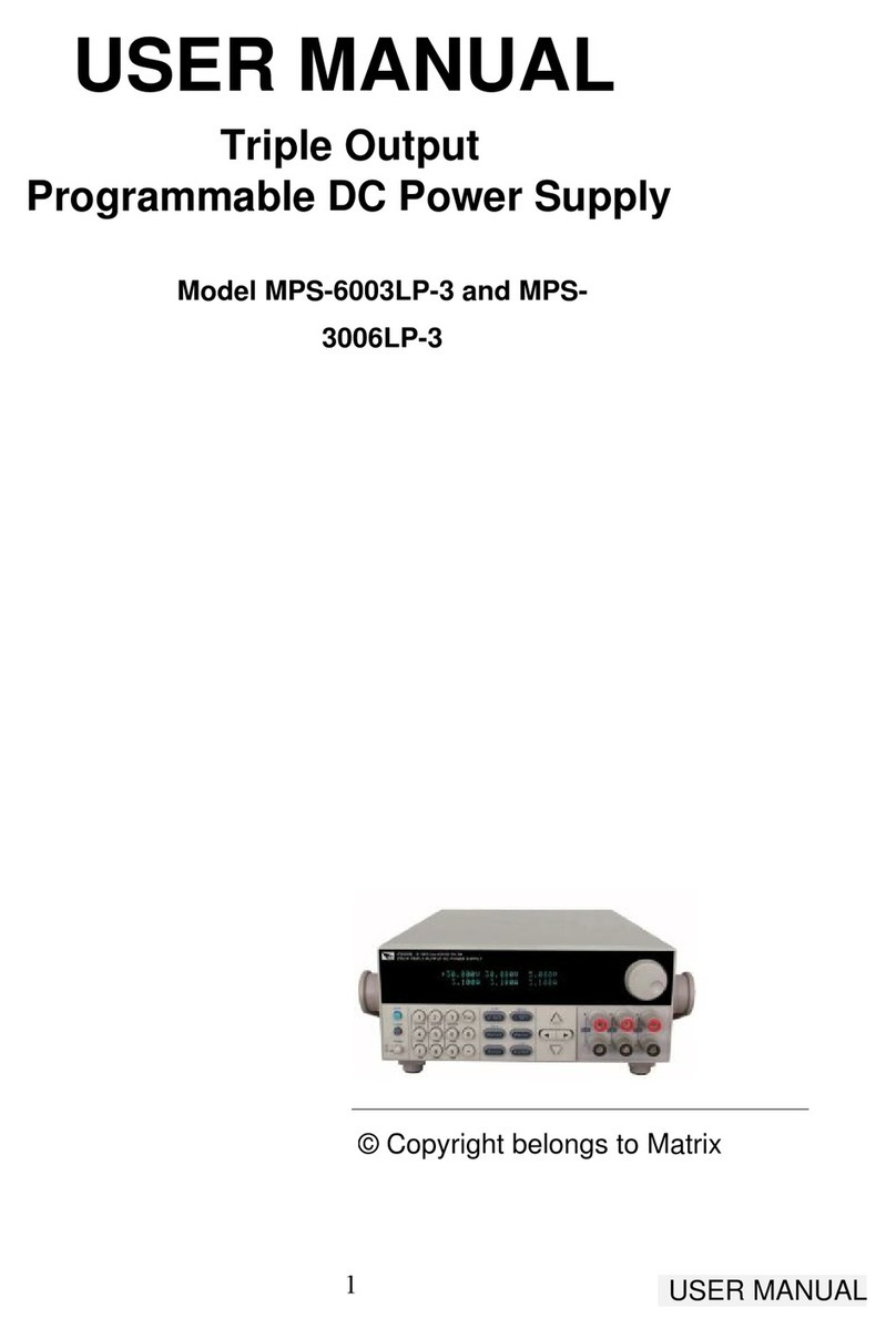 Matrix MPS-6003LP-3 User manual