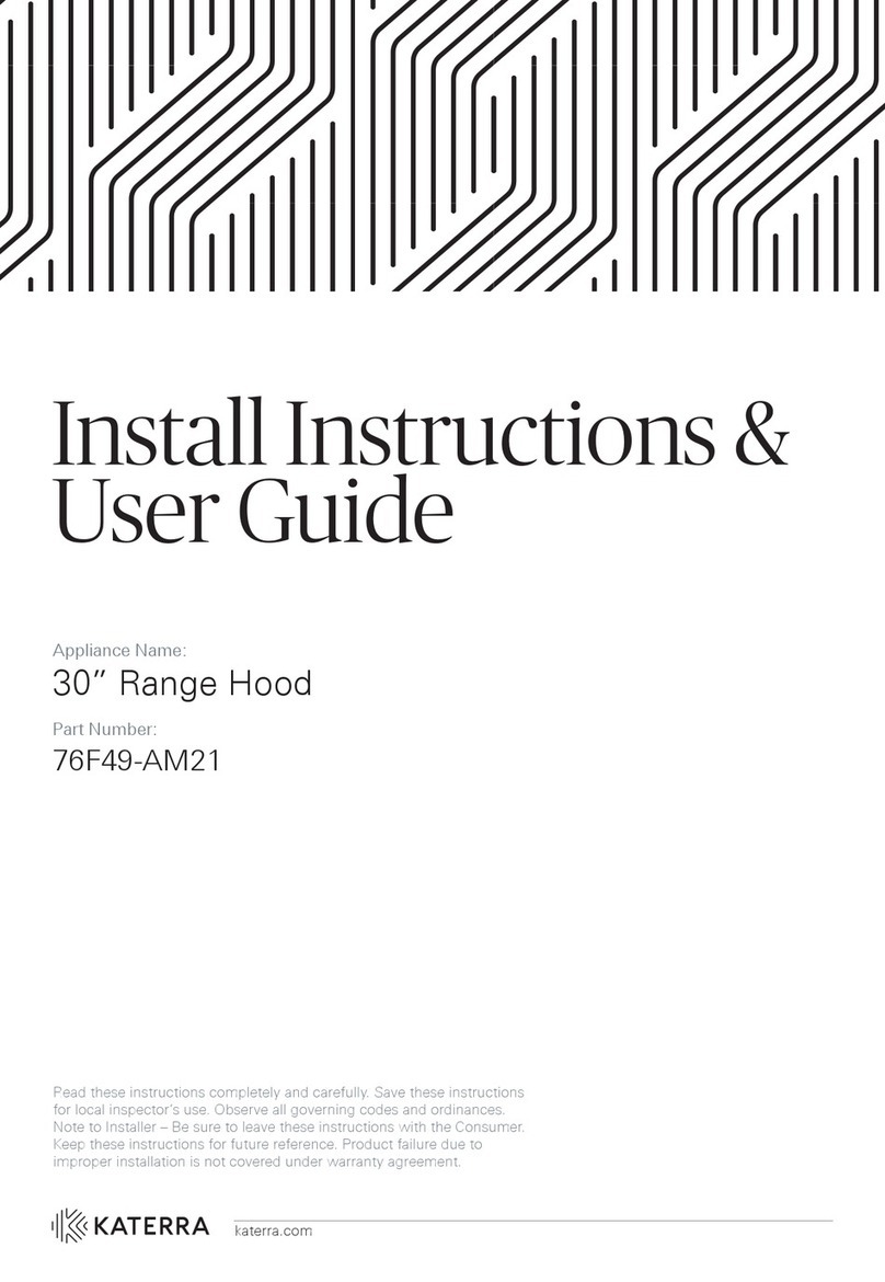 Electrolux Frigidaire 76F49-AM21 Install Instructions & User Guide