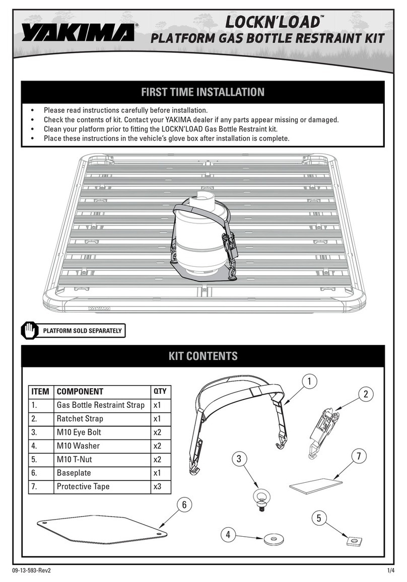 Yakima LOCKN'LOAD Instruction sheet