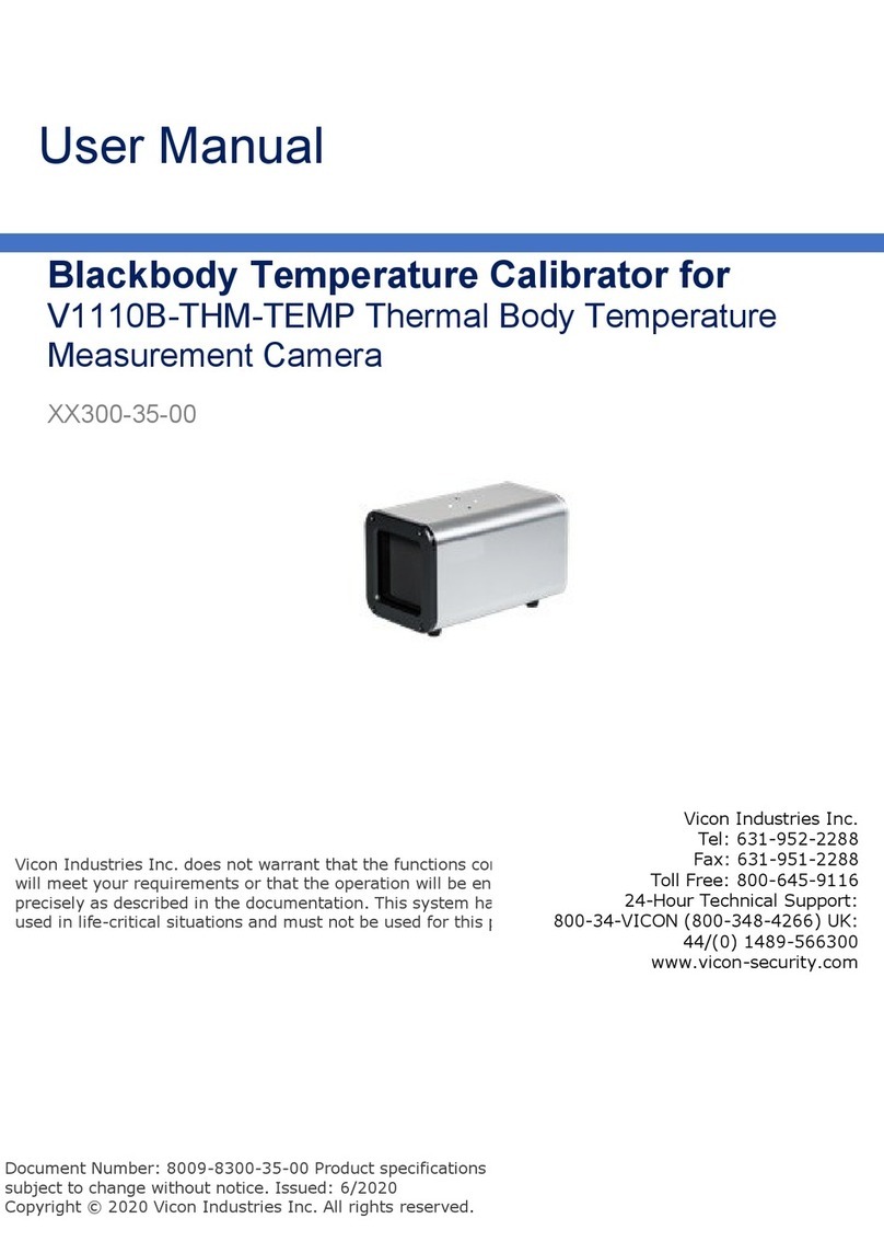 Vicon V1110B-THM-TEMP user manual