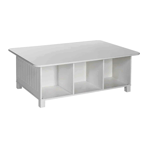 RiverRidge Kids 6 Cubby Storage Activity Table User manual RiverRidge Kids 6 Cubby Storage Activity Table User manual