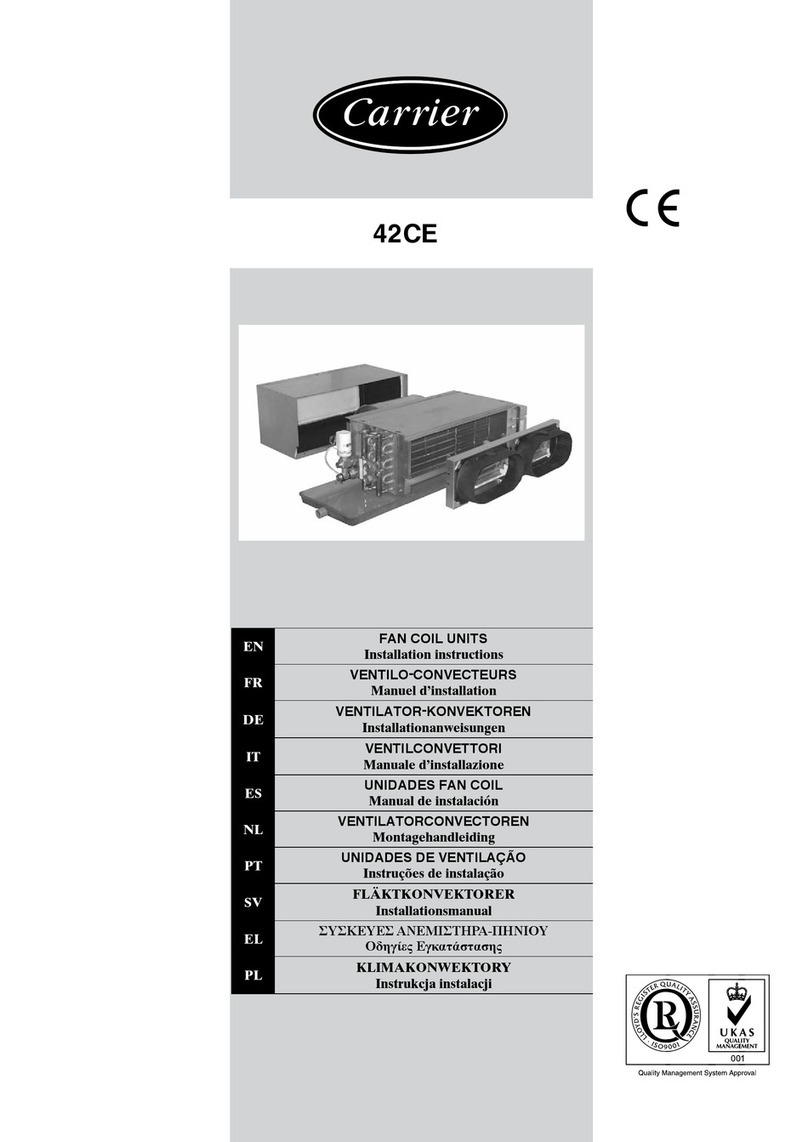 Carrier 42CE Series installation instructions