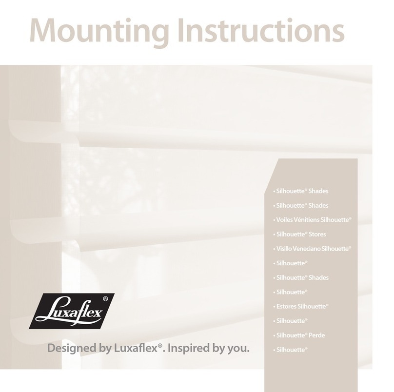 LuxaFlex Silhouette Series User manual