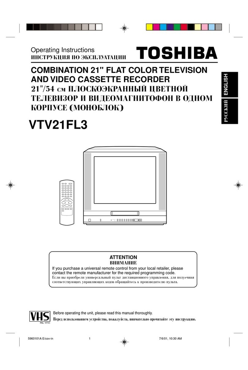 Toshiba VTV21FL3 User manual
