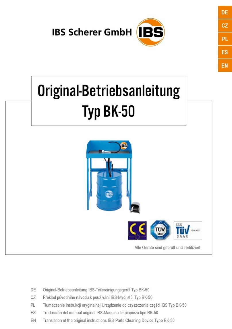 IBS Scherer BK-50 Translation of the original instructions