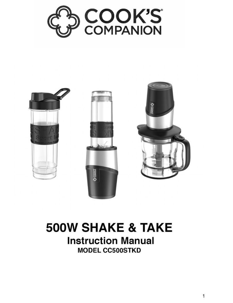 Cook's Companion CC500STKD User manual