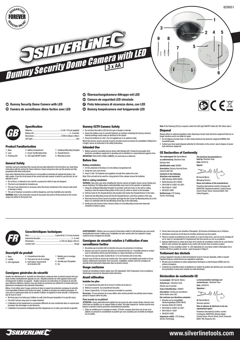 Silverline 828951 quick start guide