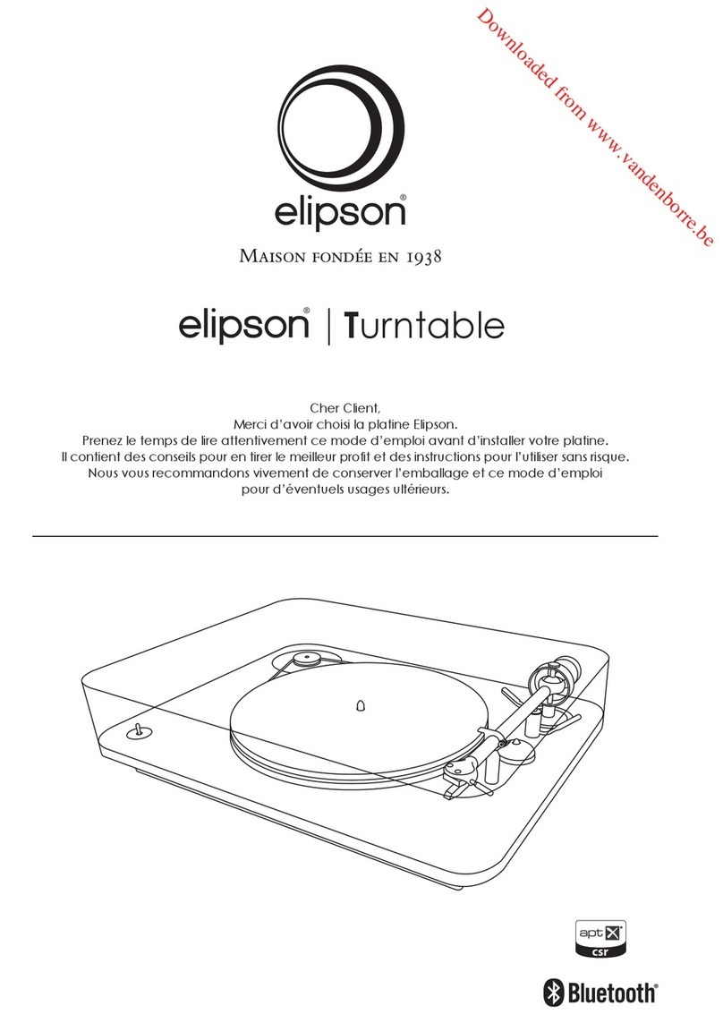 Elipson ALPHA 100 Series User manual