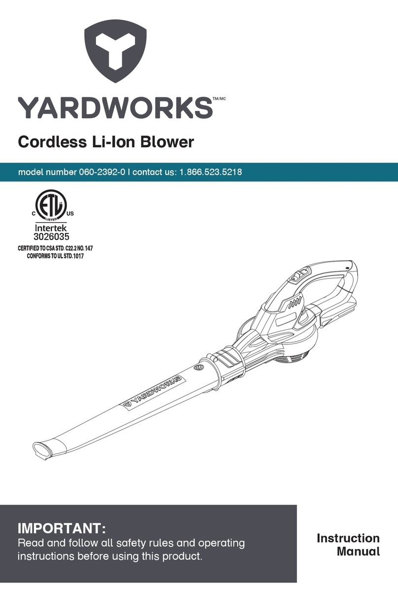 Yard Works 060-2392-0 instruction manual