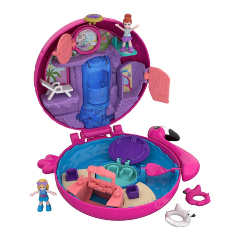 Mattel Polly Pocket FLAMINGO FLOATIE COMPACT User manual