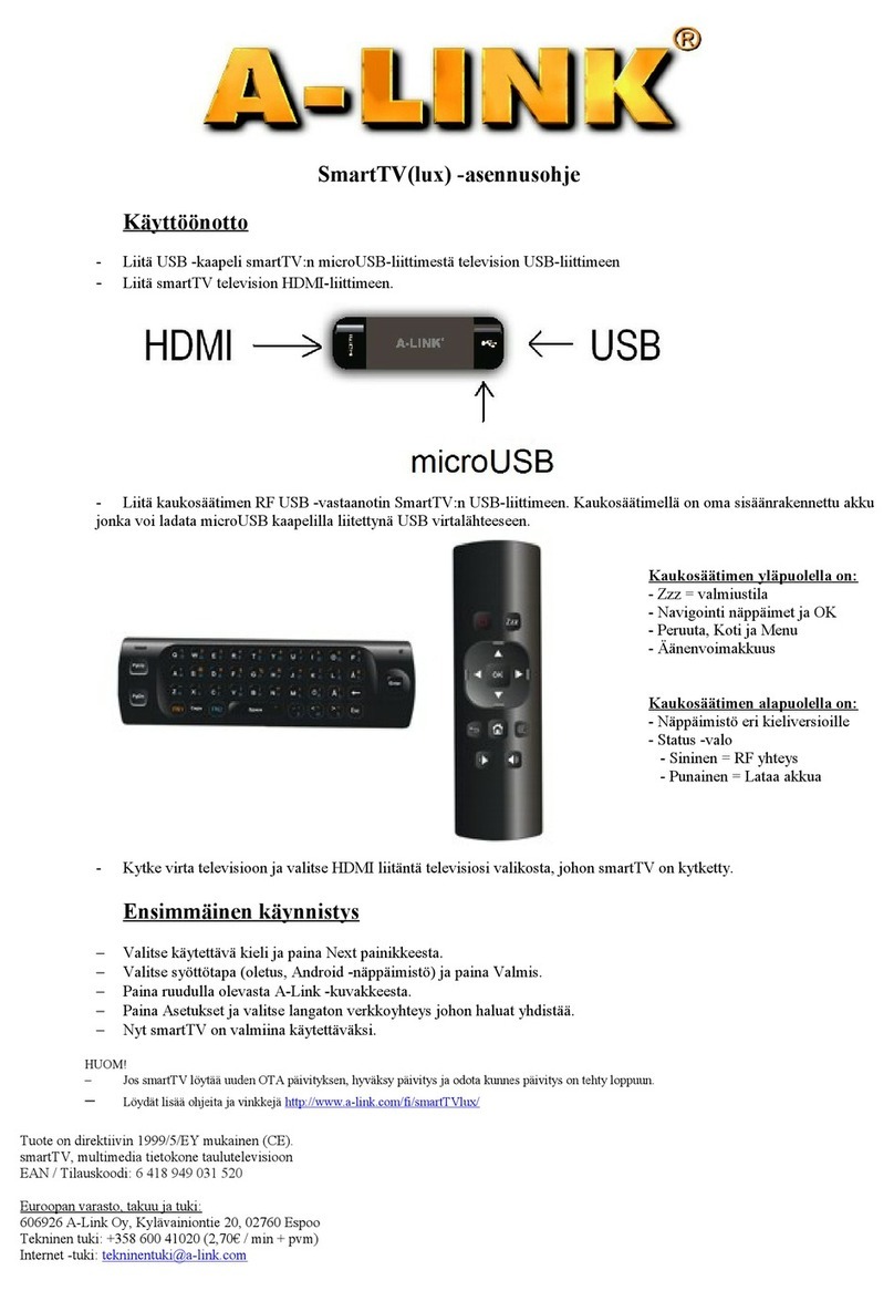 Alink SmartTV lux installation guide