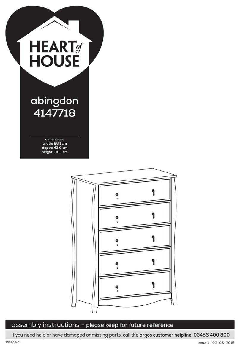 Heart of House abingdon 4147718 Assembly instructions Heart of House abingdon 4147718 Assembly instructions