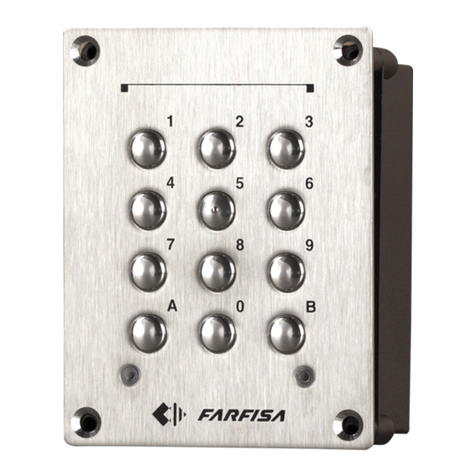 FARFISA INTERCOMS FC32P manual