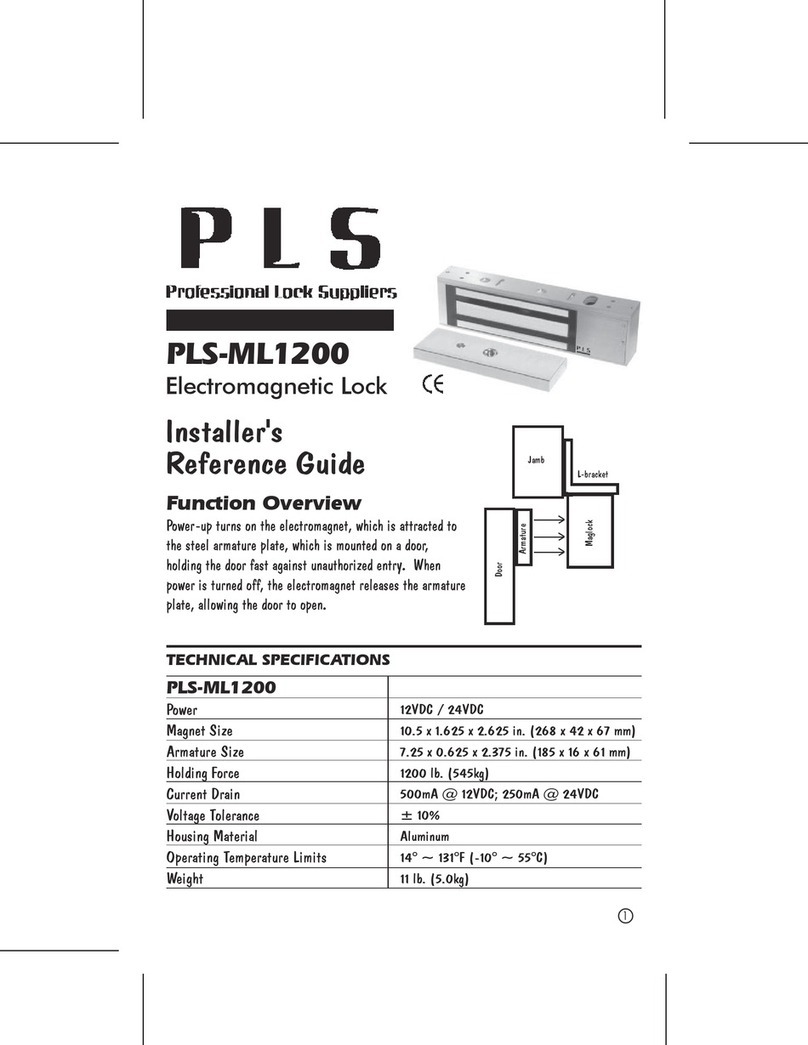 PLS PLS-ML1200 Installer's reference guide